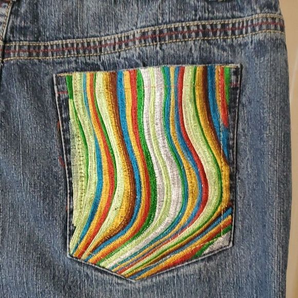 COOGI Style Embroidered Straight Leg Jeans W38 L32 - Picture 4 of 10